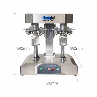 China Semi-automatic type food can sealing machine with variable mold for different capacity beer can sealer for sale