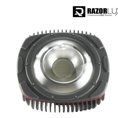 China Round 120w Led Industrial Flood Light 14400lm Anti Glare Led Flood Light for sale