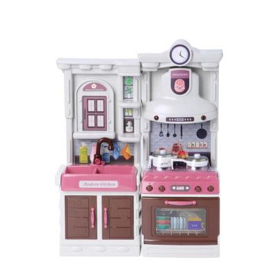 China Toy Best Selling Items Happy Educational Funny Cooking Children Play Kids Toy Kitchen Toy Set For Girls Little Space Kitchen 1 Plastic Set LS322-62 for sale