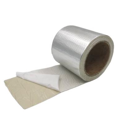 China Waterproof Two Way Scrim Foil Kraft Facing Fiber Reinforced Tape FSK Adhesive Tape for sale