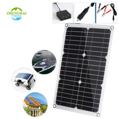 China Solar Power System Hot-sell 2 USB Port 20w Solar Panel Multifunctional Portable Charger Kits Board Waterproof solar panel Outdoor Camping Travel for sale