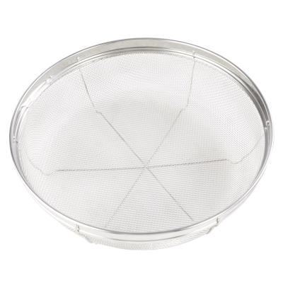 China Sustainable High Quality Shallow Stainless Steel Rice Wire Colander Set for sale