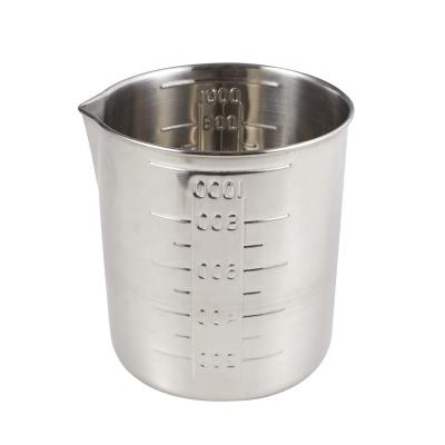 China Durable Heavy Duty Stackable Stainless Steel Measuring Cup for sale