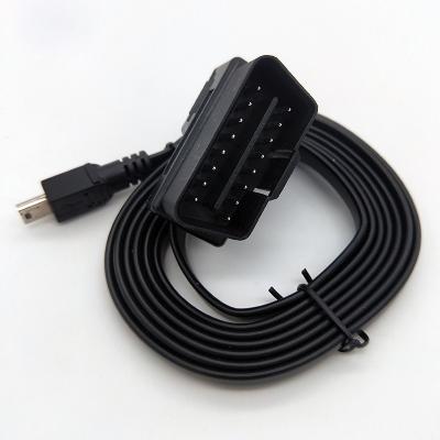 China Automotive Detection System 1.5m Male 16 Pin OBD2 USB Extension Cable USB To OBD OBD II Auto Diagnostic Cable OBD2 Adapter Car Extension Cable for sale