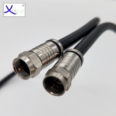 China Copper Coaxial Cable RG6 Coaxial Cable With F Connectors For Cable TV, Antenna, Satellite RG6 for sale