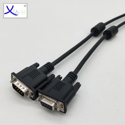 China COMPUTER DB9 Male To Female RS232 Extension Serial Data Cable for sale