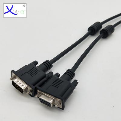 China Cold-resistant 9Pin VGA DB Cable Male To Female Audio Video Cable For Computer for sale