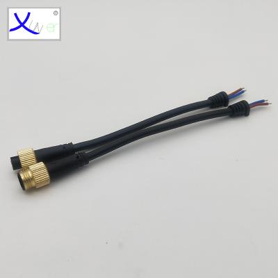 China Waterproof IP67 Waterproof IP67 2 Pin Connector M8 Female Cable For LED Lighting Application for sale