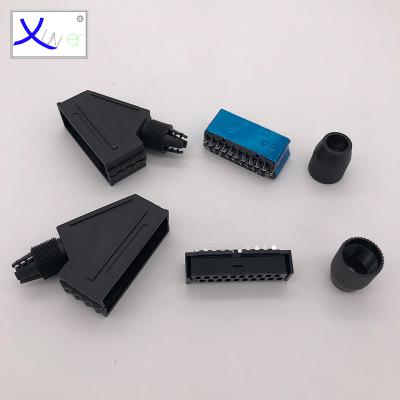 China audio & Video 21 Pin Male And Female Scart Connector TV DVD VCR Socket /Socket for sale