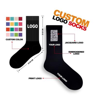 China NM-008 Design QUICK DRY & Made Your Own Manufacturer Custom Sock Mens Crew Socks Custom Logo Customized Socks for sale