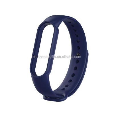 China For Original miband 3/4 Custom Silicone Strap For Xiaomi MI Band 6 Band 5 Smart Replacement Miband 6 5 Strap Watch Accessories for sale