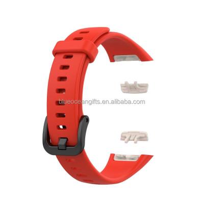 China For Huawei Honor Band 6 Silicone Sport Band Custom Straps For Huawei Honor Band 6 Wristband Replacement Smart Watch Strap For Honor Band 6 for sale