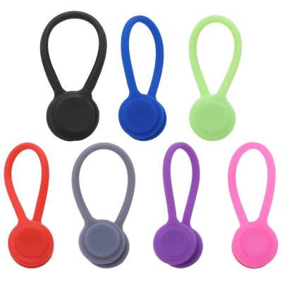 China For Earphone In Earphone Winder Magnet Earphone Clips Multi Function Earphone Cord Winder Cable Holder Running Necklace Durable Cable Clamp for sale