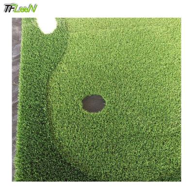 China Mini Golf Putting Green Artificial Grass Turf Mat Golf Practice Putting Green 4 Holes Hitting Mat For Residential for sale