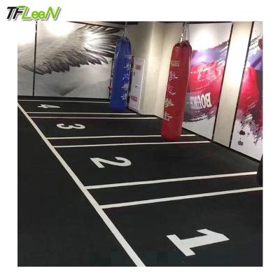 China Indoor And Outdoor Black Artificial Turf Decoration Fake Grass Landscape For Boxing Ball for sale