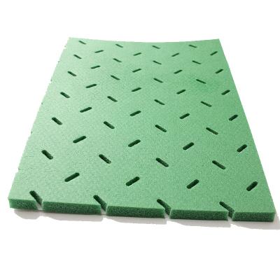 China Sports Court Synthetic Green Grass Turf Shock Pad For Football for sale