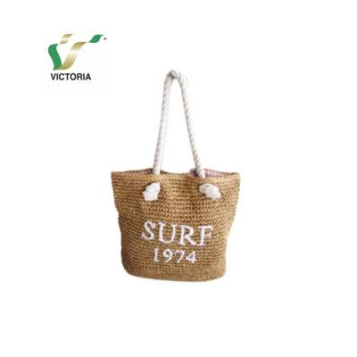 China Dress Hot Sale Handmade Paper Straw Knitting Bag for sale