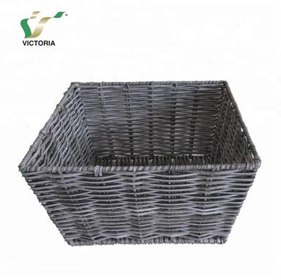 China Sustainable Promotion PP Woven Storage Wholesale Environmental High Quality Basket for sale