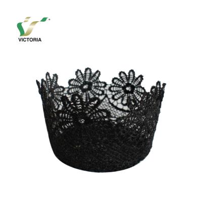 China Colorful Fashion Lace Storage Box Basket for sale