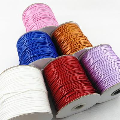 China Jewelry DIY 1mm 160 Meters Cotton Thread String Waxed Strap Cord for DIY Jewelry Necklace Bracelet Braided Making Accessories 30Colors for sale