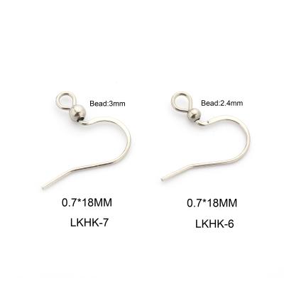 China Jewelry Making Jewelry Findings Stainless Steel French Hook Earwires Fish Hook Clasp with Spring for DIY Earring Jewelry Making Components for sale