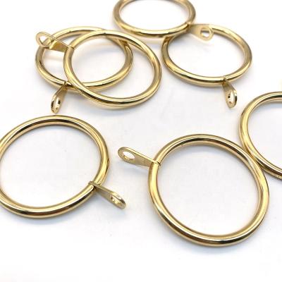 China Environmental Friendly Curtain Rods Shower Curtain Hooks And Rings Customize Color Sizes Eyelets Metal Curtain Rings for sale