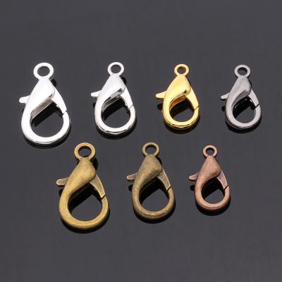 China 50Pcs/lot Fashion Lobster Clasps Claw Clasps For Bracelet Necklace Chain Diy Jewelry Making Findings Drop Shipping for sale