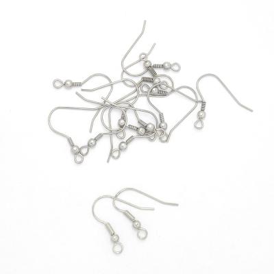 China Jewelry Making Wholesale Jewelry Accessories Stainless Steel Earring Hook Findings Earrings Clip For Jewelry Making Diy Earwire for sale