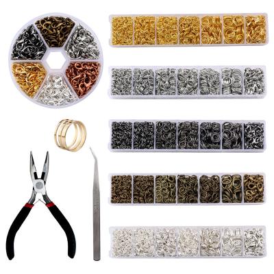 China TRENDY A Set of Jump Open Ring Jewelry Lobster Pliers Tweezers Jewelry Tool Kit Tools Jewelry Making Dropshipping for sale