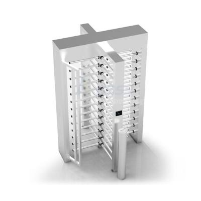 China Rotary Durable Flexible single turnstile Full Height Gate Door with Fingerprint or QR Code Scan for sale