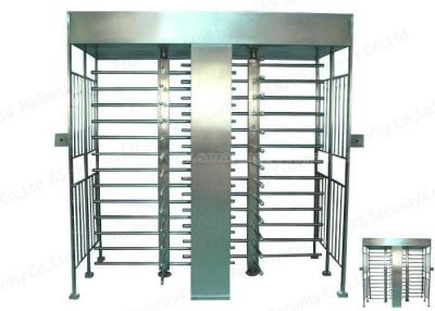 China High Grade Automatic Full height Turnstile Pedestrian System Parking Facilities Rotating Gates With Double Lane for sale