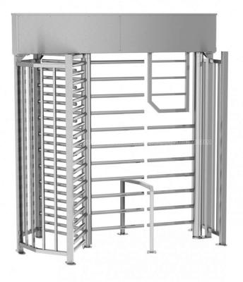 China Deluxe Automatic Full height Turnstile Single Lane Pedestrian System Parking Facilities Rotating Gates for sale