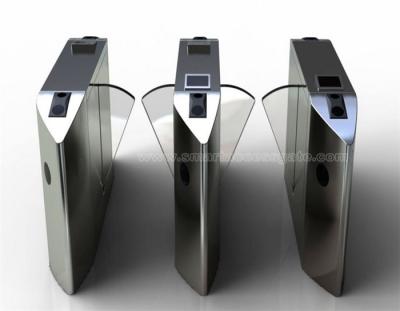 China Face Recognition RFID magnetic card Pedestrian Manual Turnstile Swing Barrier Gate for Bank for sale