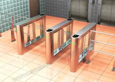 China Low Noise Automatic Stainless Speed Gate With DC Brushless Motor Speed Swing Barrier for sale