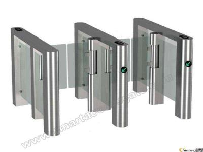 China 316 stainless steel RFID access remote control system security glass gate new style speed barriers gate for sale