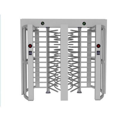 China Full height turnstile / biometric access control barrier gate in outdoor for sale