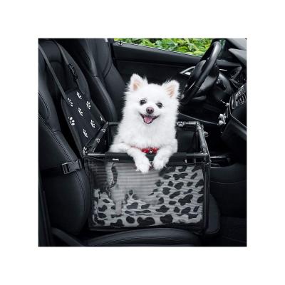 China Breathable Comfortable Pet House for Dog Home Car Seats Dog Car Seat Booster Contains Adjustable Waist Seat Belt for sale