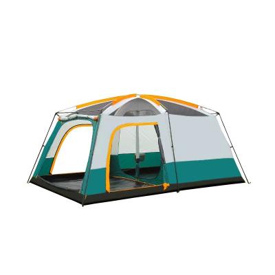 China Camouflage/Field Game Large Family Camping Tent 6 People Camping Tent Double for sale