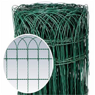 China Easily Assembled Garden Border Fence Green Pvc Coated Lawn Edging Wire Mesh Edge Fencing for sale