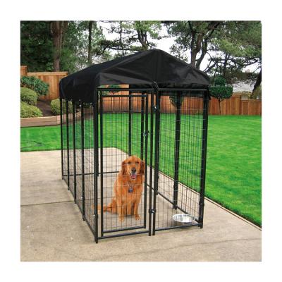 China Sustainable Houses Cages Large Type Galvanized And Eco-Friendly Feature Outdoor Dog Houses Gardenyard Dog Cages Wholesale for sale