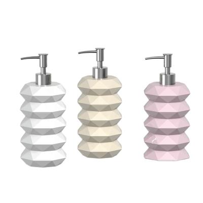 China Sustainable Irregular Shaped Resin Soap Dispenser / Polyresin Lotion Dispenser for sale