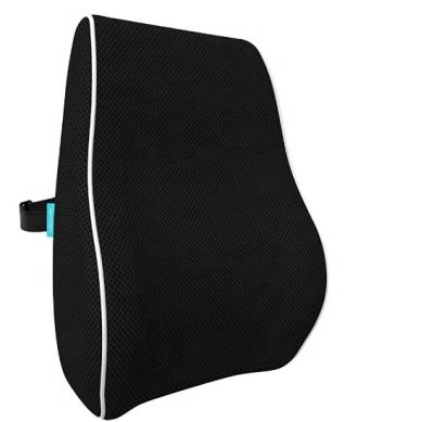 China Lumbar Support Cushion Memory Foam Back Support Anti-Decubitus Cushion For Back Pain Relief Improve Posture For Car Back Support Cushion for sale