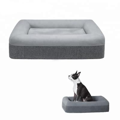 China Speedypet Sustainable Warm And Comfortable Material Extra Large Cotton Memory Foam Dog Pet Bed Luxury for sale