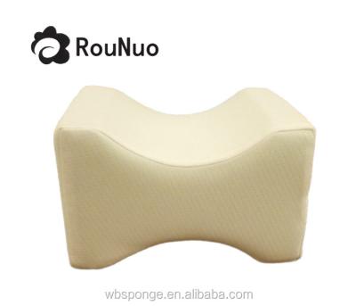 China Removable Anti-Apnea Memory Foam Knee Pillow Elastic Comfort Cover Visco Cushion for sale