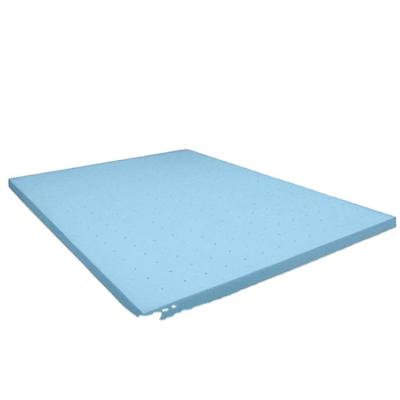 China Foldable 2 Inch Gel Infused Memory Foam Topper Removable GEL Memory Foam Mattress Hypoallergenic Topper for sale