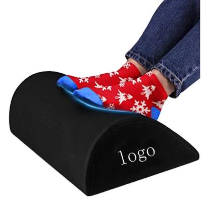 China Memory Half Moon Tear Drop Foot Pillow Cushion Bolster Pillow Foot Rest Under Desk Cushion for sale