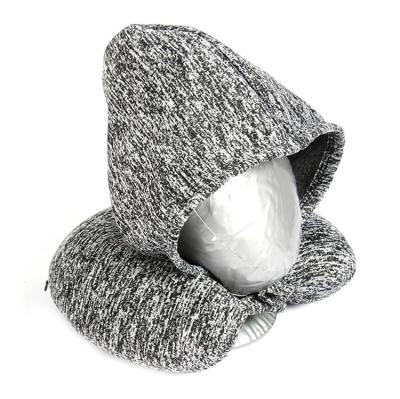 China 100% Polyester New Arrival Memory Mini Neck Scarf Hoodie Travel Pillow for sale