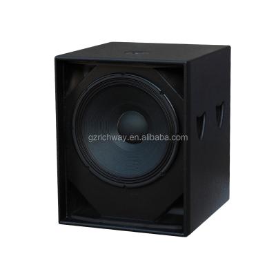 China factory wholesale only powered 18 inch woofer sub speaker RA-18 with 1000W rated power 690*595*561mm for sale