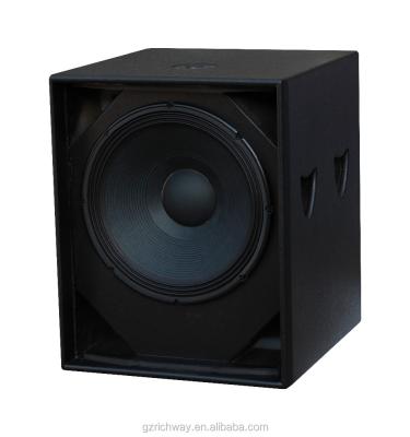 China Outdoor Factory Power Only @ 18 Inch Hot Selling Powerful 1000W Subwoofer, Item No. Model: 18 inch RS18 powered subwoofer 1000W, from factory for sale