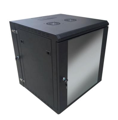 China 19 Inch Date Cabient 19Inch Double Section 6U/9U/12U/15U/18U/22U Rear Opening Network Wall Mounted Cabinet for sale